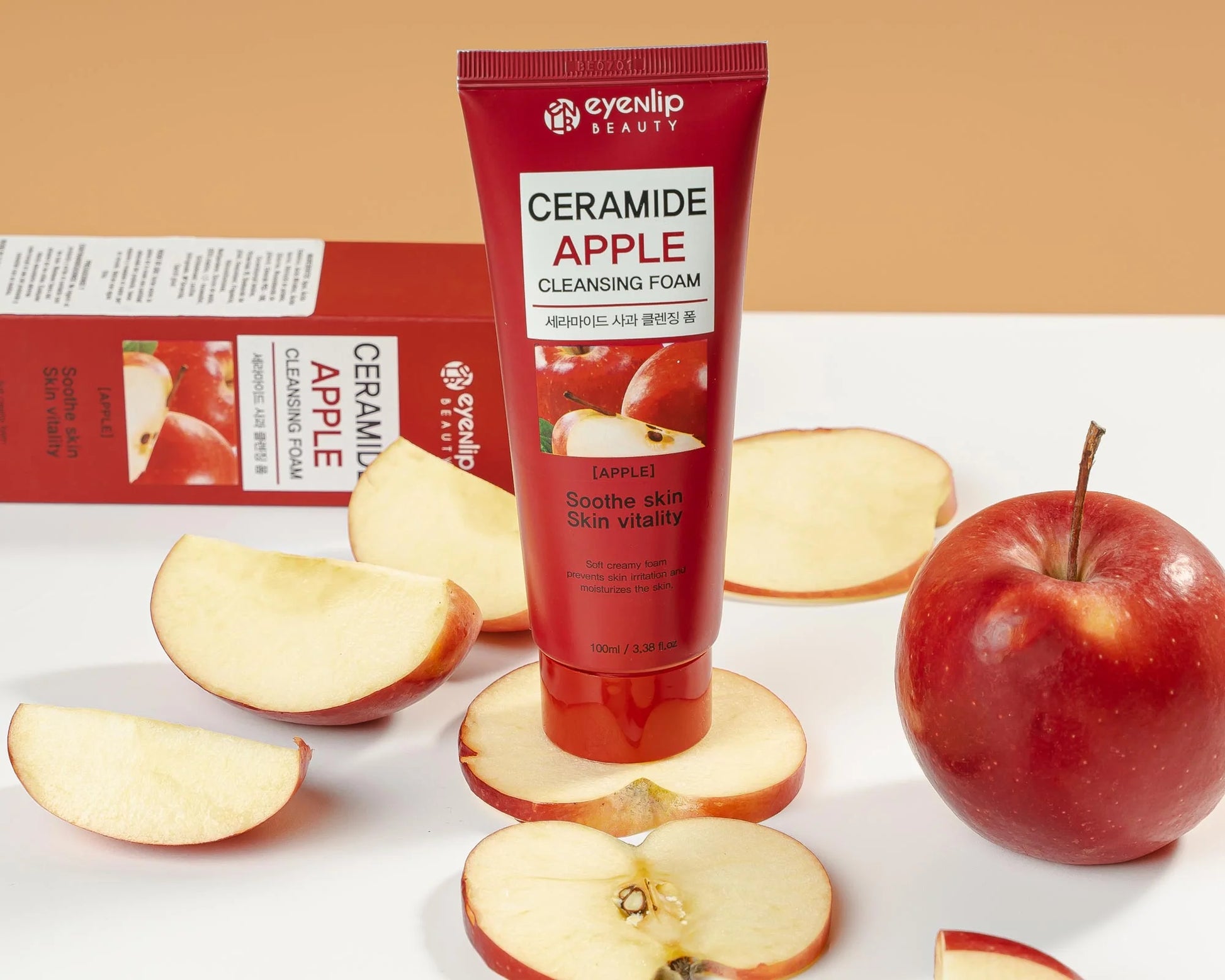 Eyenlip Ceramide Apple Cleansing Foam - Minji Belleza