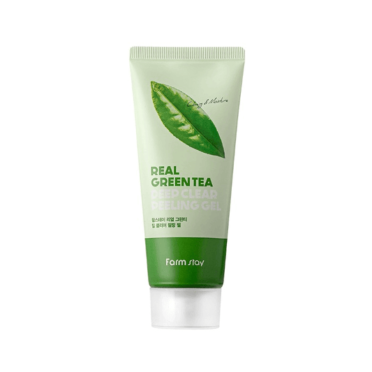 Exfoliante facial coreano con té verde Farmstay – antiacné para todo tipo de piel- Minji Belleza