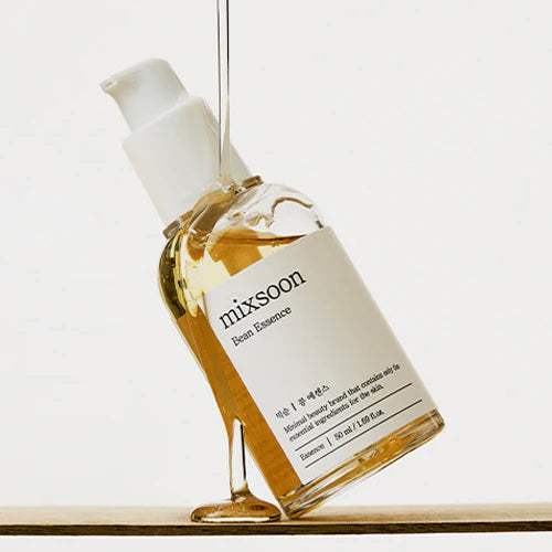 Esencia facial coreana Mixsoon Bean con fermentos naturales – hidratación y exfoliación suave- Minji Belleza