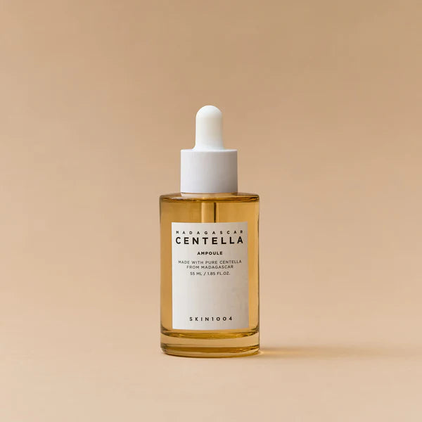 Ampolla facial coreana con 100% Centella Asiática de Madagascar – ideal para piel sensible - Minji Belleza